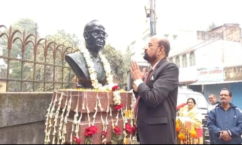 শান্তি গোপাল সেনের ১১০ তম জন্ম দিবস পালন করল ইংরেজবাজার পৌরসভা 7